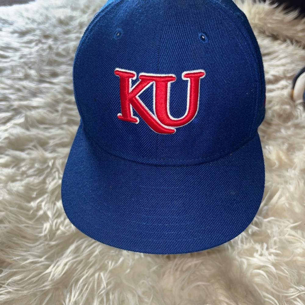 KU Embroidered Blue men new era  Baseball Cap